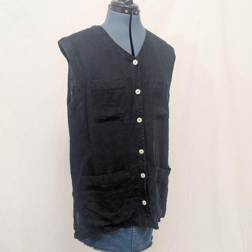 Liz Claiborne 100% Linen Tank, Size L